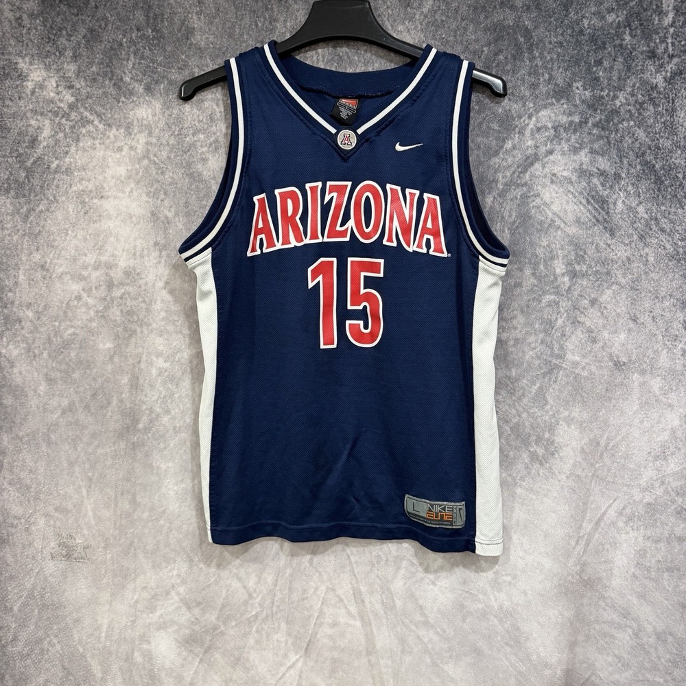 Nike Elite Arizona Wildcats Sleeveless Jersey‎ Youth L Blue No. 15